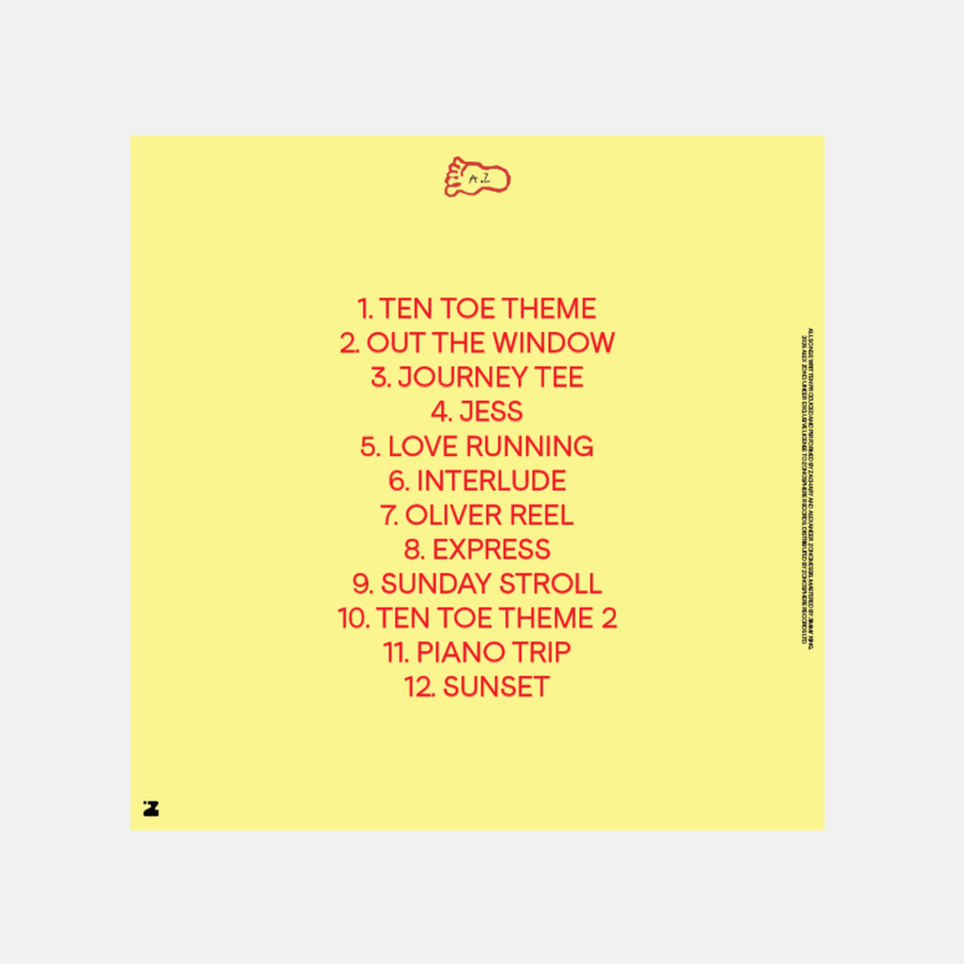 Alex Zono - Ten Toe Express (Vinyl)