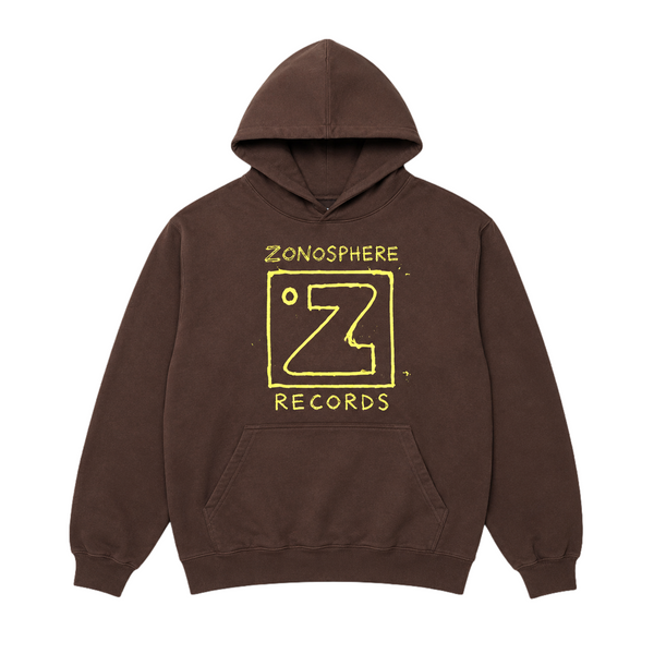 PAINT LOGO HOODIE (Brown)