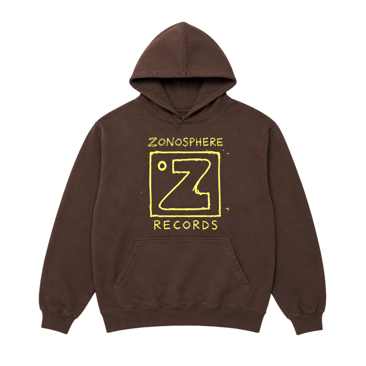PAINT LOGO HOODIE (Brown)